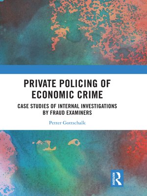 cover image of Private Policing of Economic Crime